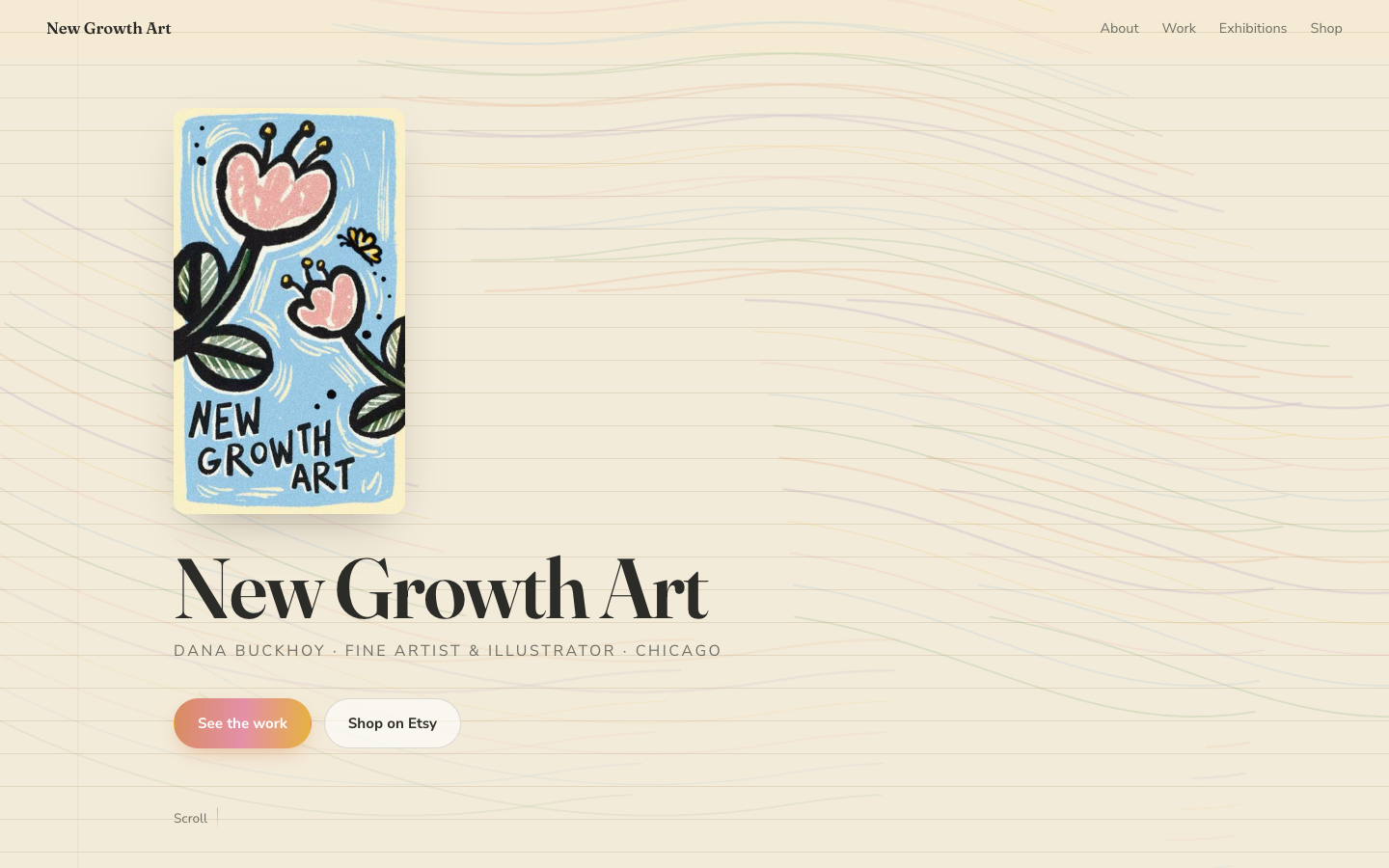 New Growth Art · Dana Buckhoy artist portfolio